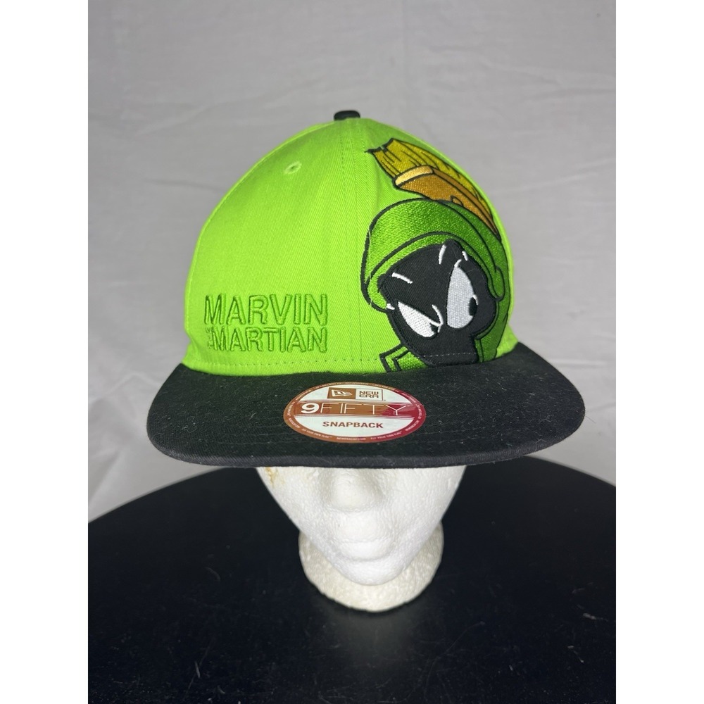 New Era Looney Tunes Marvin the Martian Hat Cap SnapBack Green